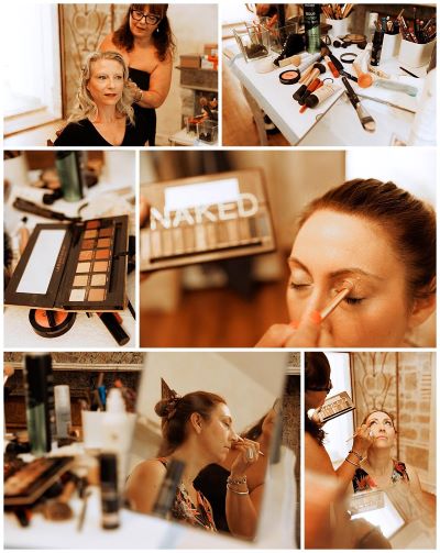 Maquillage et coiffure mariée et invitée