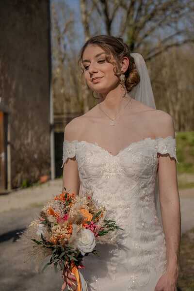 mariage coiffure Castres Clara boudoir des demoiselles